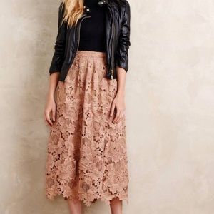 Intricate Floral Lace Skirt